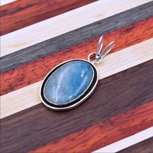 JUST IN🌺 Sterling Silver Obsidian Pendant